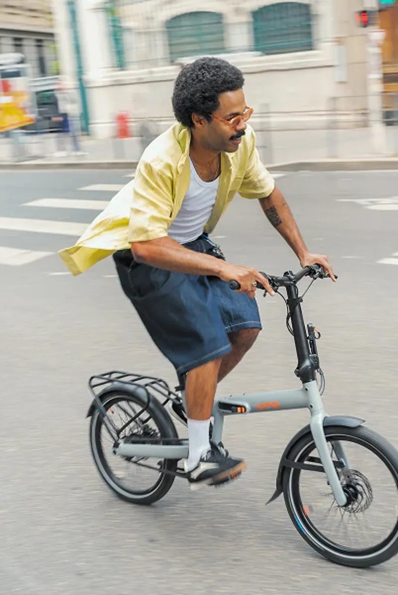 UTO PRO20 NE 20 inch Folding Bike in Satin Grey - Non Electric-8