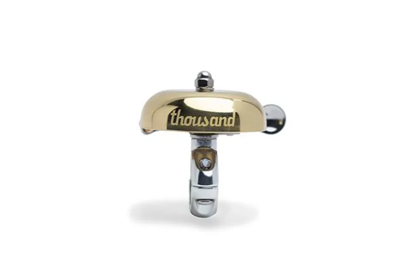 Thousand Pennant Bicycle Bell - Brass-2