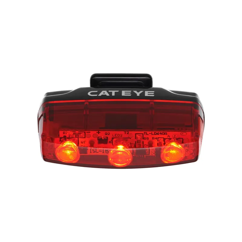 Cateye Rapid Micro Usb Rechargeable 15 Lumen Rear Light in Red-1