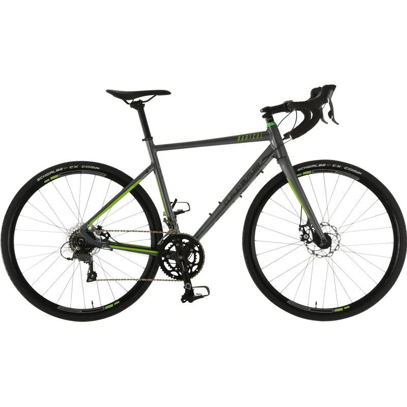 Claud Butler Radical Bike in Grey/Green