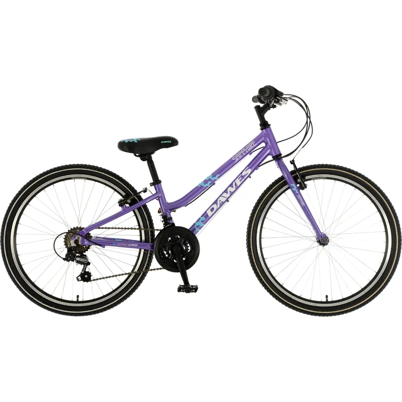 Dawes Sapphire 24 inch Kids Bike in Purple
