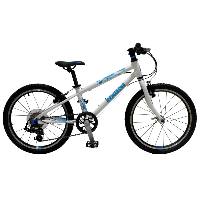Squish 20 Inch Lightweight Kids Bike in White/Blue