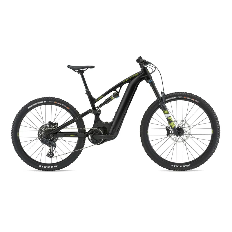 Whyte E-160 RS MX Enduro V3 eMountain Bike in Black/Lime/White