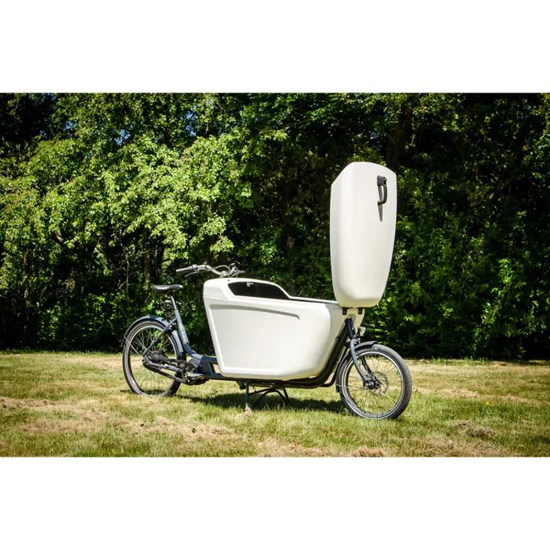 Raleigh Pro Cargo Bike Mid Motor 50inch in White-1