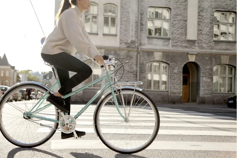 Pelago Capri 3 Speed Hub Urban City Bike in Turquoise-8