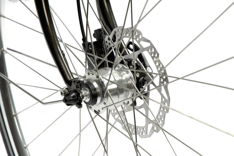 Pelago Airisto Commuter Dynamo Bike in Charcoal-1