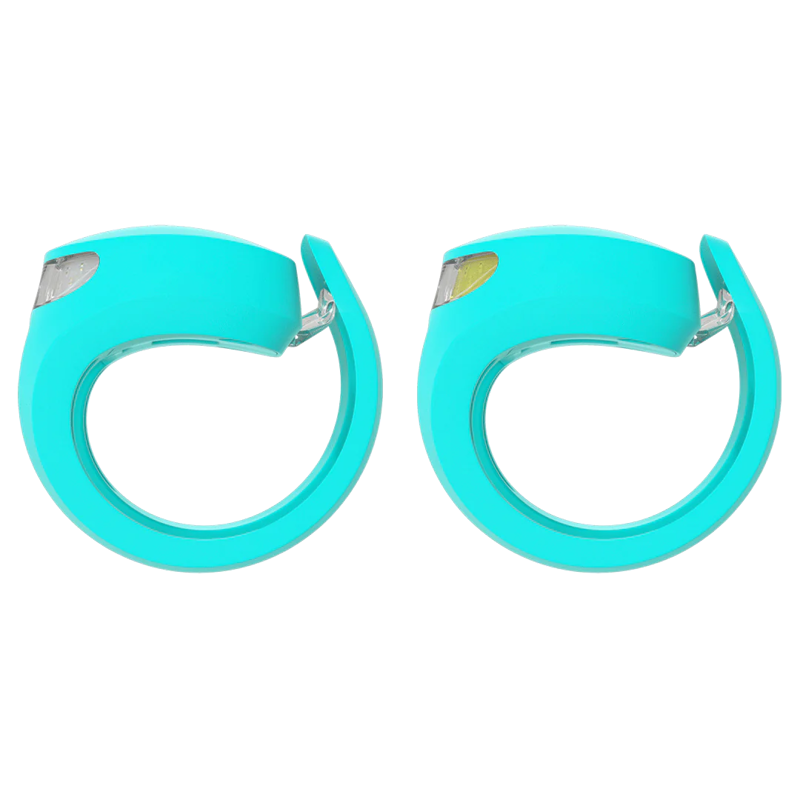 Knog Frog V3 Twinpack Lights in Blue Aqua-3