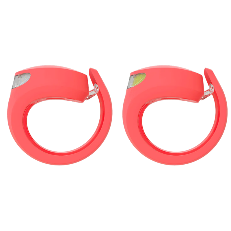 Knog Frog V3 Twinpack Lights in Coral-3