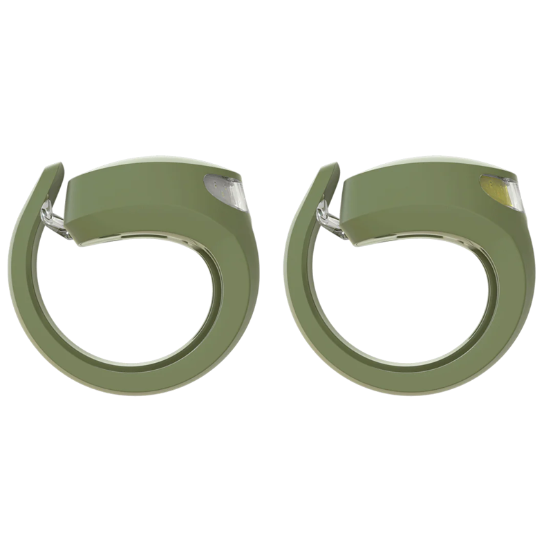 Knog Frog V3 Twinpack Lights in Green-2