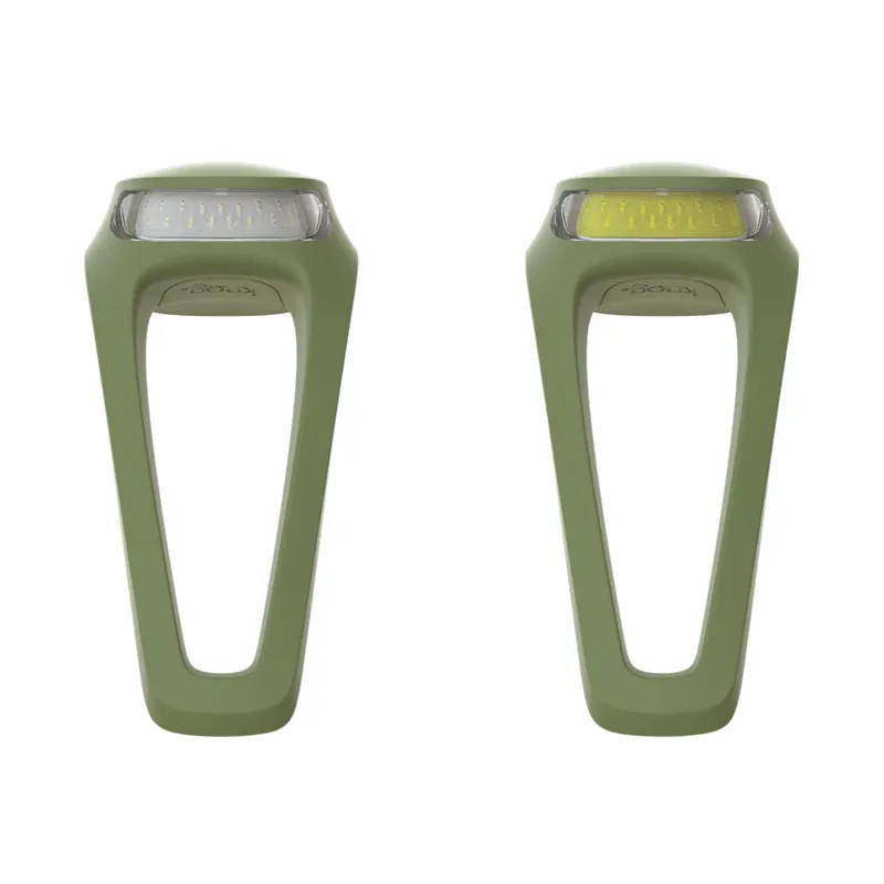 Knog Frog V3 Twinpack Lights in Green