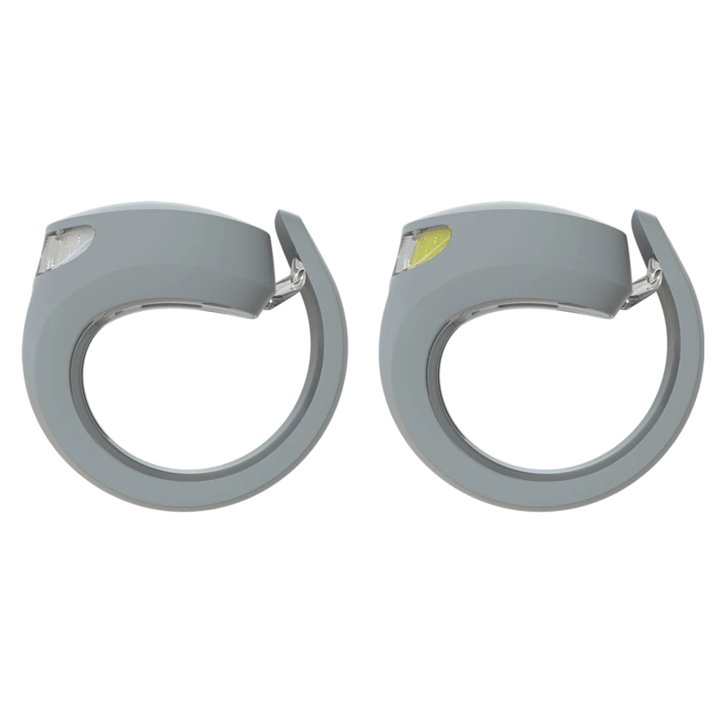 Knog Frog V3 Twinpack Lights in Grey-4