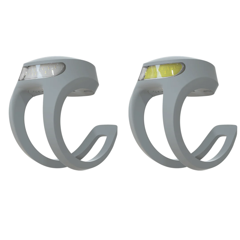 Knog Frog V3 Twinpack Lights in Grey-1