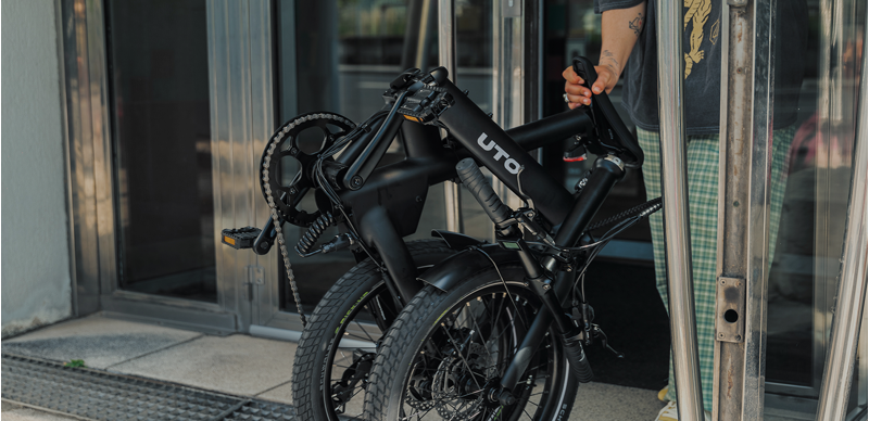 UTO OG20 inch Folding eBike in Ocean Blue-4