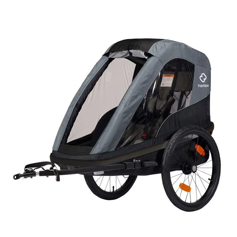 Hamax Avenida Single Child Bike Trailer in Blue-1