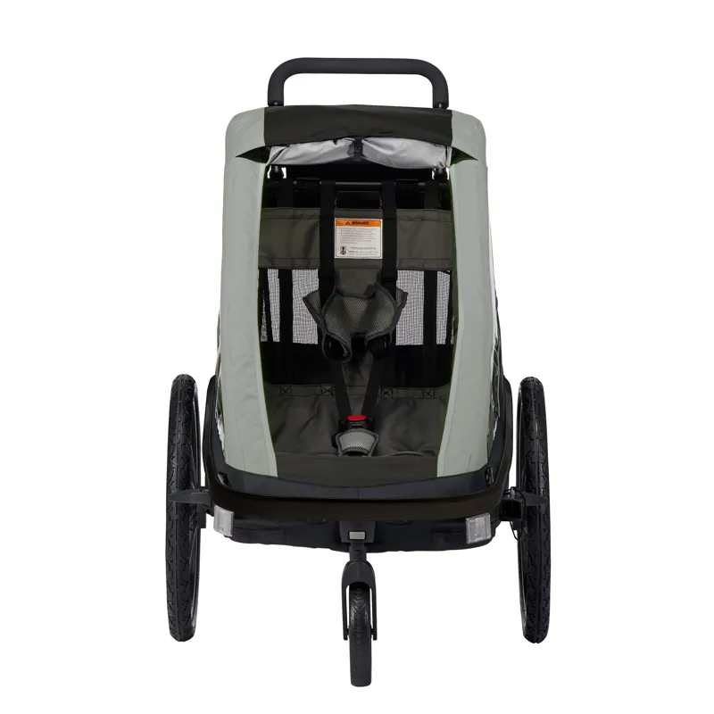 Hamax Avenida Single Child Bike Trailer in Olive Green-1