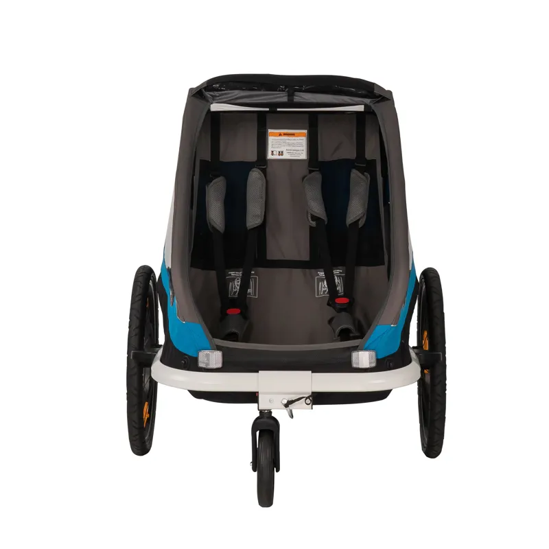Hamax Traveller Child Twin Trailer in Blue-1