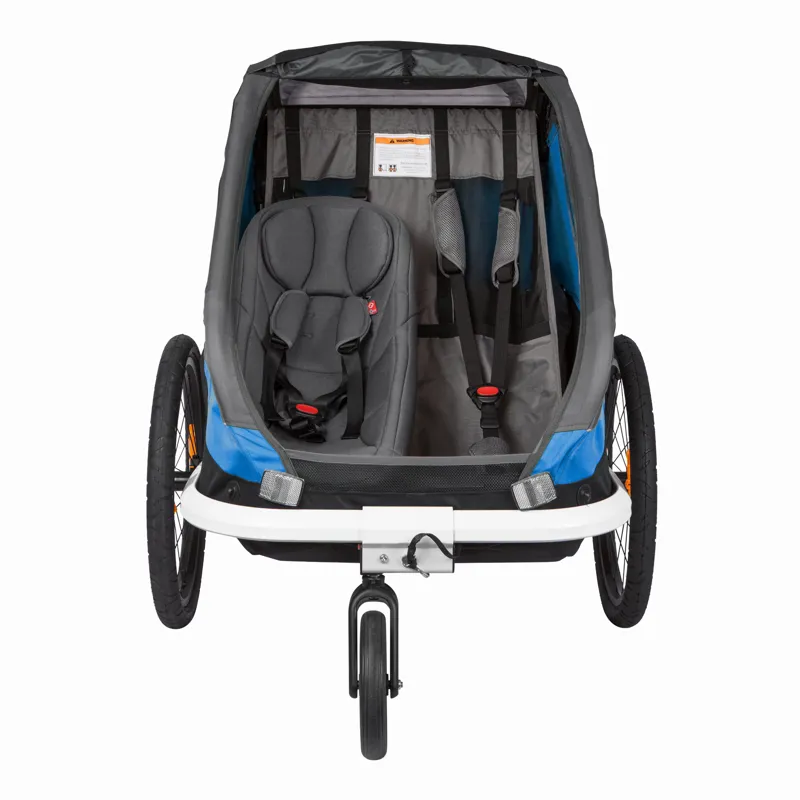 Hamax Traveller Child Twin Trailer in Blue-2