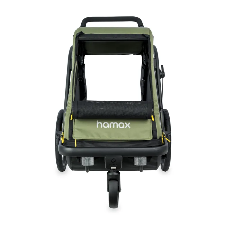 Hamax Pluto Medium Dog Trailer in Green-3