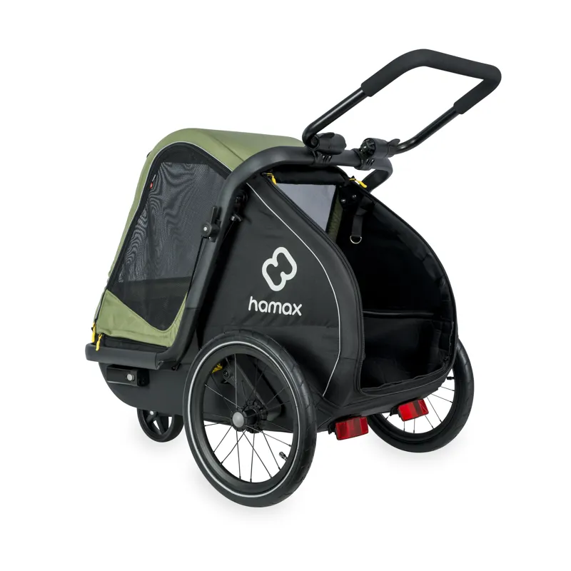 Hamax Pluto Medium Dog Trailer in Green-4