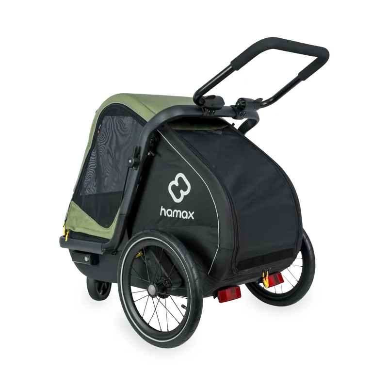 Hamax Pluto Medium Dog Trailer in Green-5