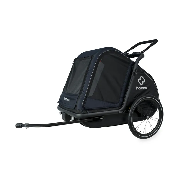 Hamax Pluto Large Dog Trailer in Navy