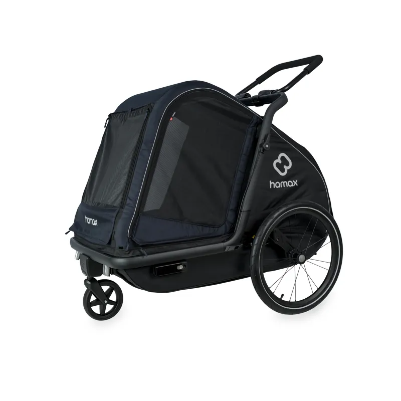 Hamax Pluto Large Dog Trailer in Navy-1