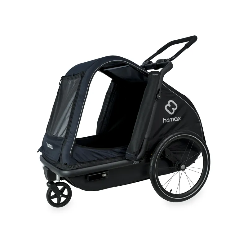 Hamax Pluto Large Dog Trailer in Navy-2