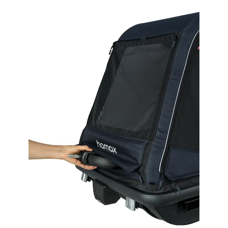 Hamax Pluto Large Dog Trailer in Navy-9
