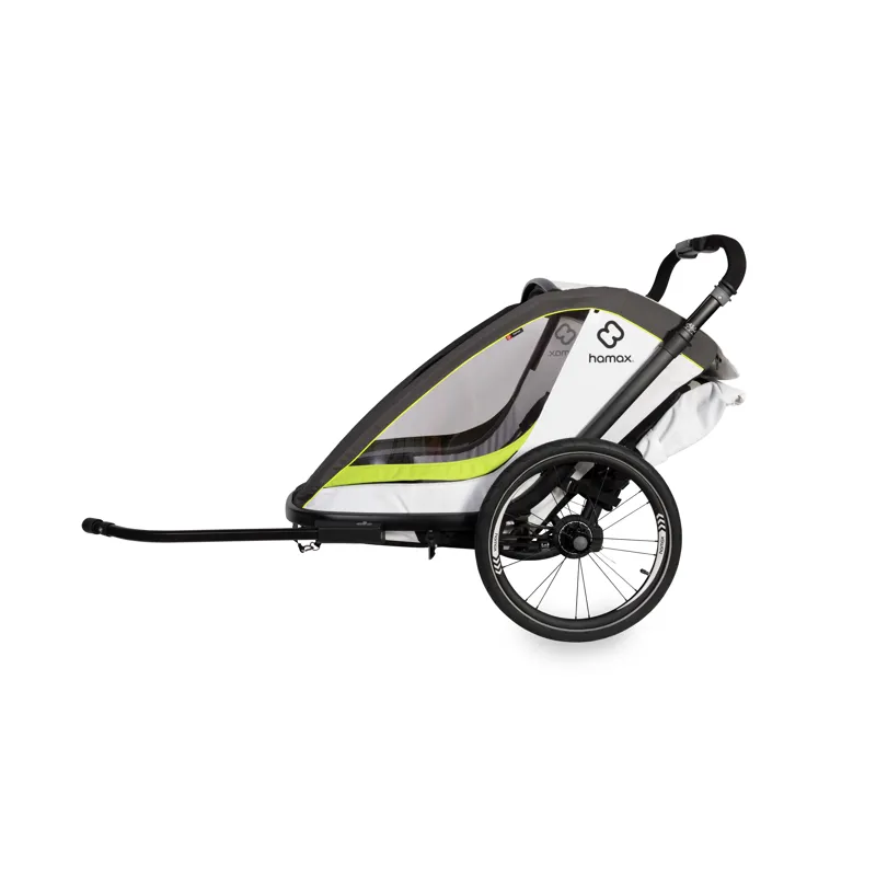 Hamax Breeze Twin Child Bike Trailer in Navy / Cream
