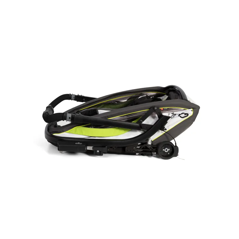 Hamax Breeze Twin Child Bike Trailer in Navy / Cream-9