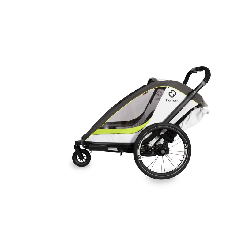 Hamax Breeze Twin Child Bike Trailer in Navy / Cream-3