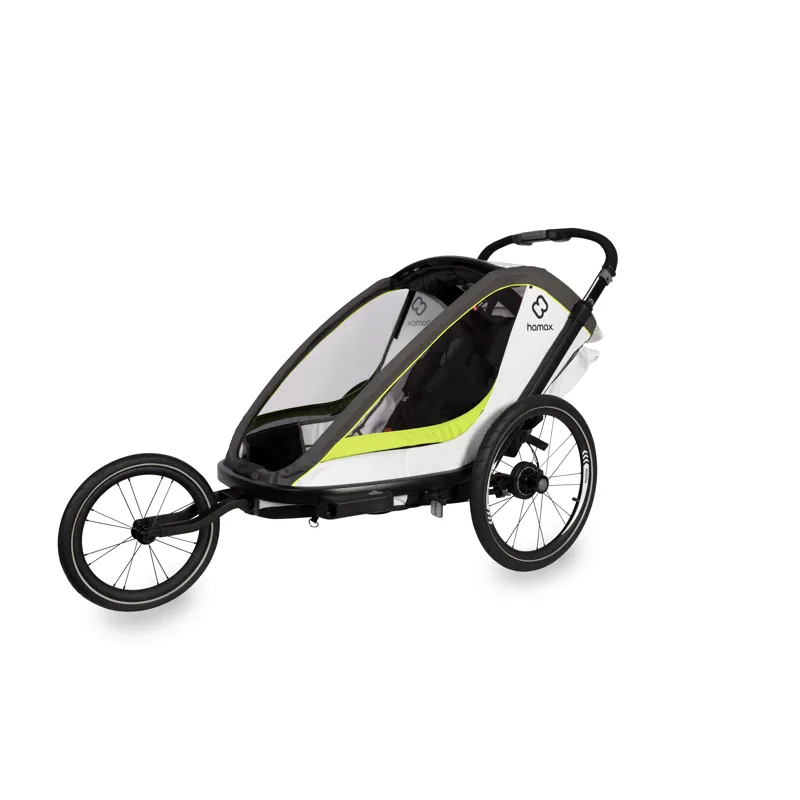 Hamax Breeze Twin Child Bike Trailer in Navy / Cream-4