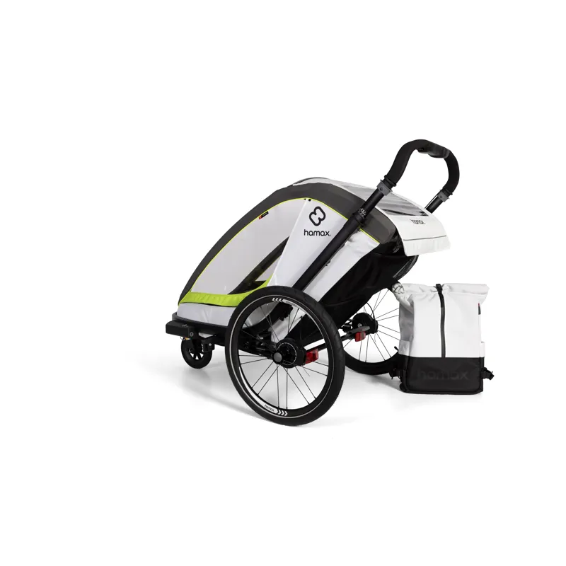 Hamax Breeze Twin Child Bike Trailer in Navy / Cream-8