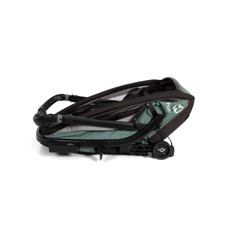 Hamax Cocoon Single Child Bike Trailer in Green/Black-6