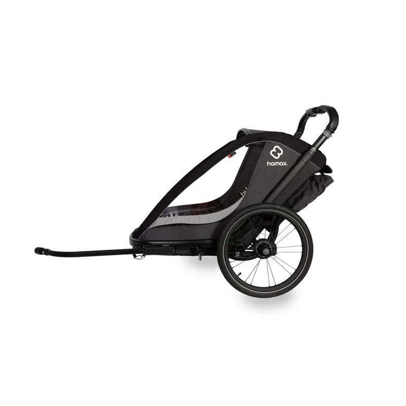 Hamax Cocoon Single Child Bike Trailer in Grey/Black