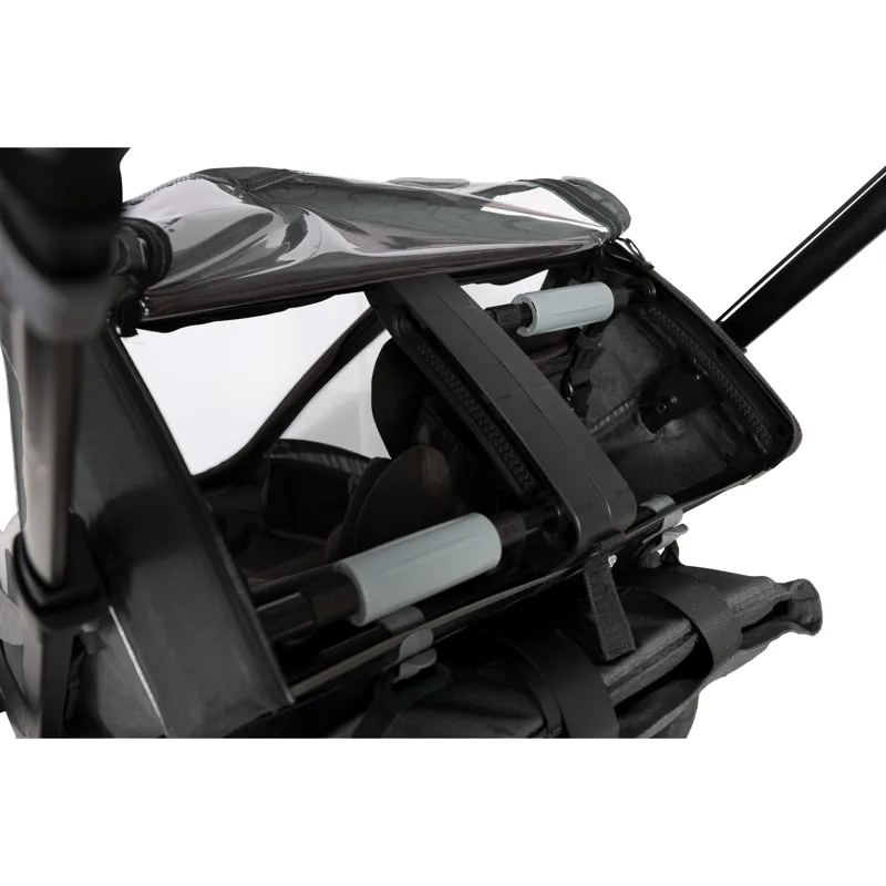 Hamax Cocoon Single Child Bike Trailer in Grey/Black-3