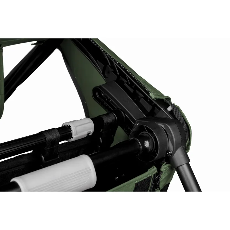 Hamax Outback Single Child Bike Trailer in Green/Black-3