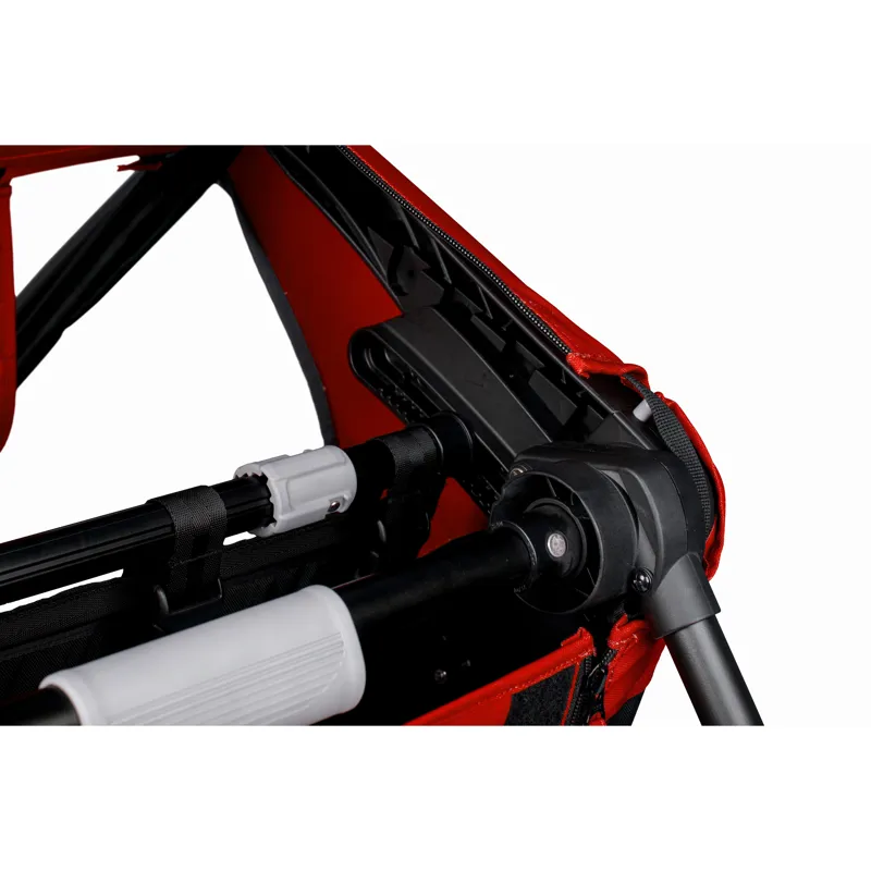 Hamax Outback Single Child Bike Trailer in Red/Black-3