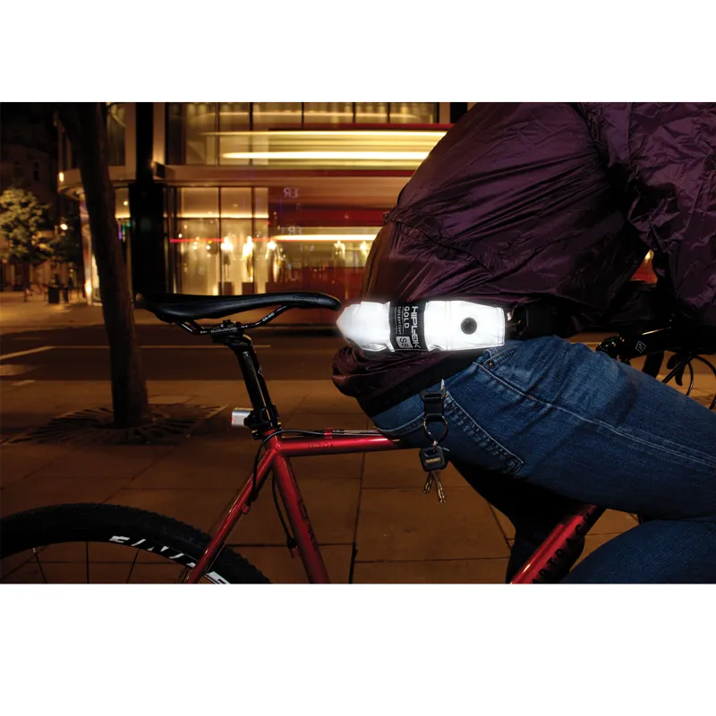 Hiplok Gold Wearable 10mm x 85cm Sold Secure Gold Chain Lock High Visibility-4