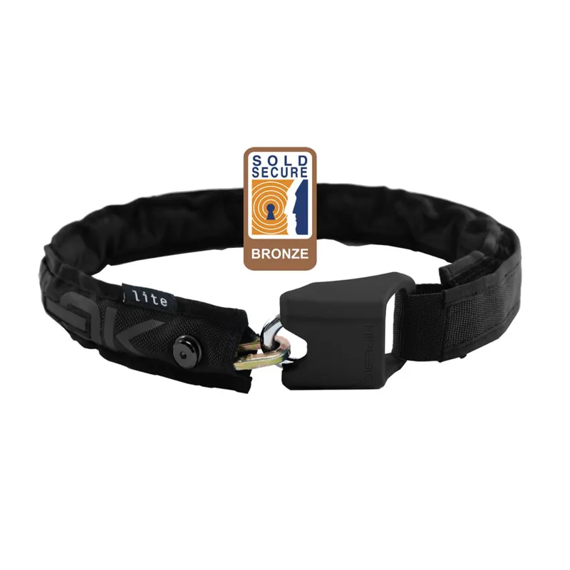 Hiplok Lite 6mmx75cm Wearable Chain Lock in Black