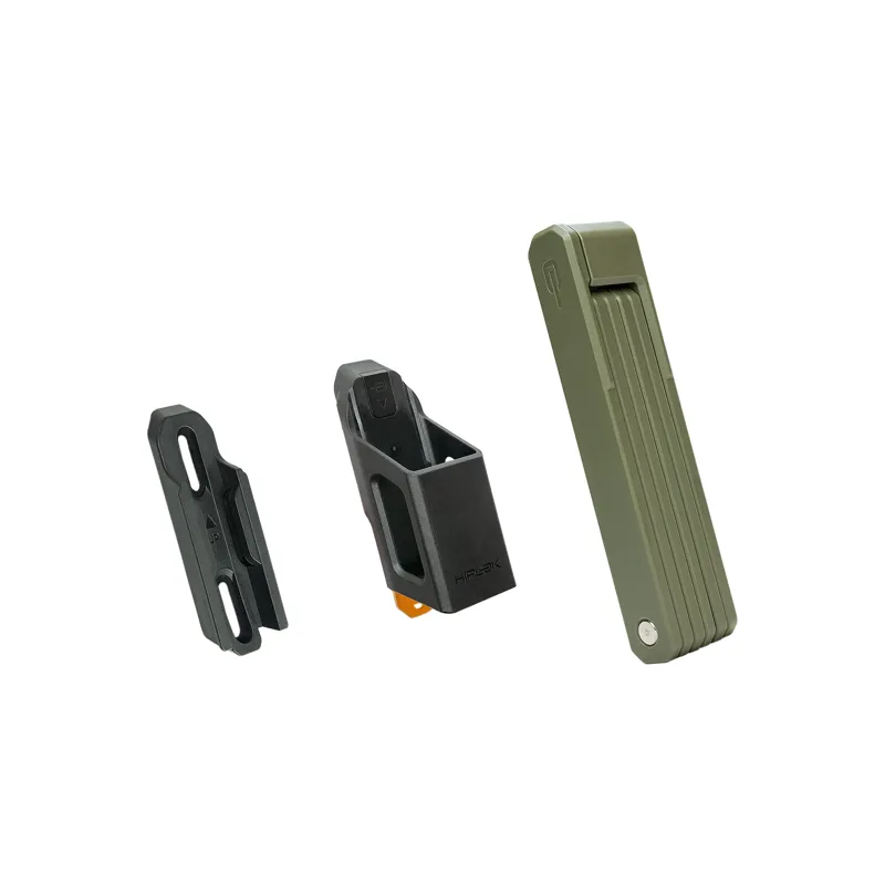 Hiplok Switch Folding Lock in Black / Green-5