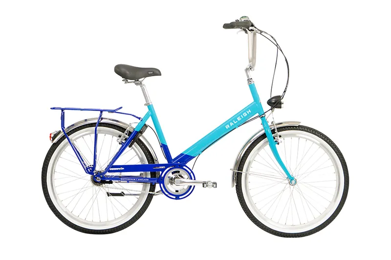 Raleigh Hoppa Lowstep 17inch Bike in Purple and Teal