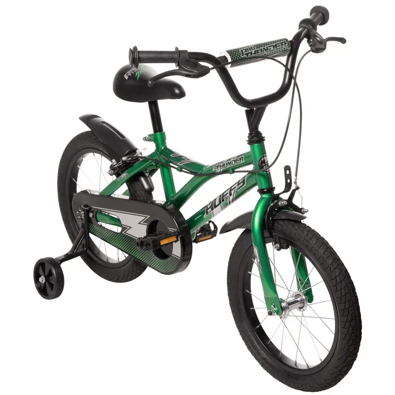 Huffy 16 Pro Thunder Kids Bike in Green-3