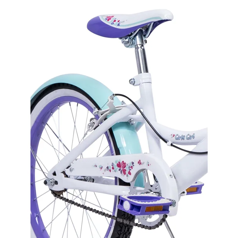 Huffy 20 Girly Girl Kids Bike in White-2