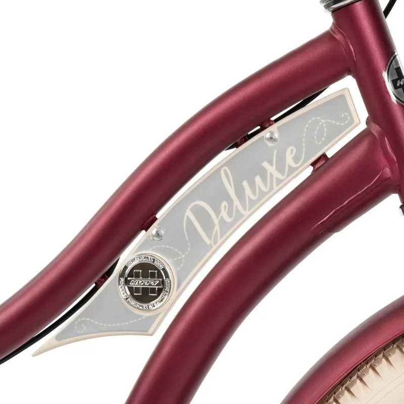 Huffy Deluxe 26 inch Cruiser Bike: in Dark Berry-4