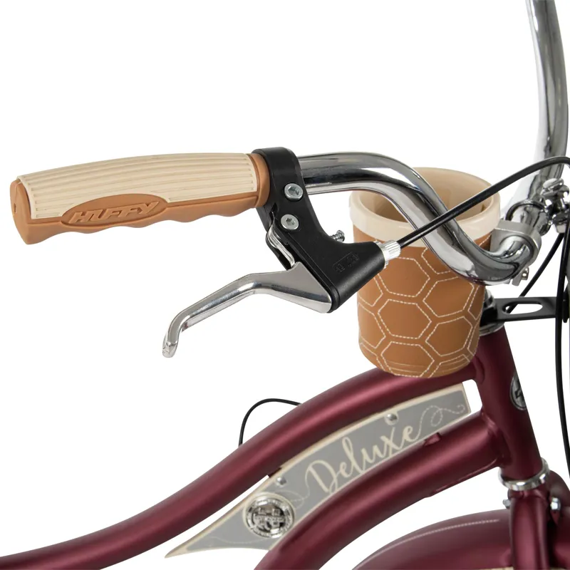 Huffy Deluxe 26 inch Cruiser Bike: in Dark Berry-12
