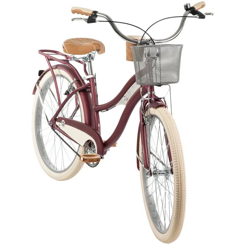 Huffy Deluxe 26 inch Cruiser Bike: in Dark Berry-2