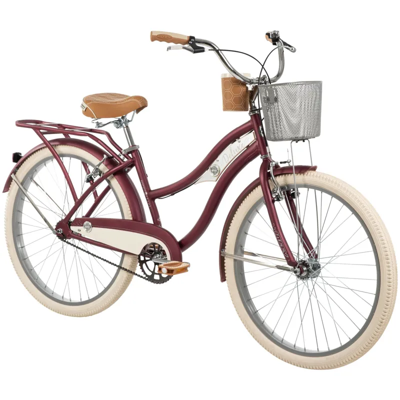 Huffy Deluxe 26 inch Cruiser Bike: in Dark Berry-1