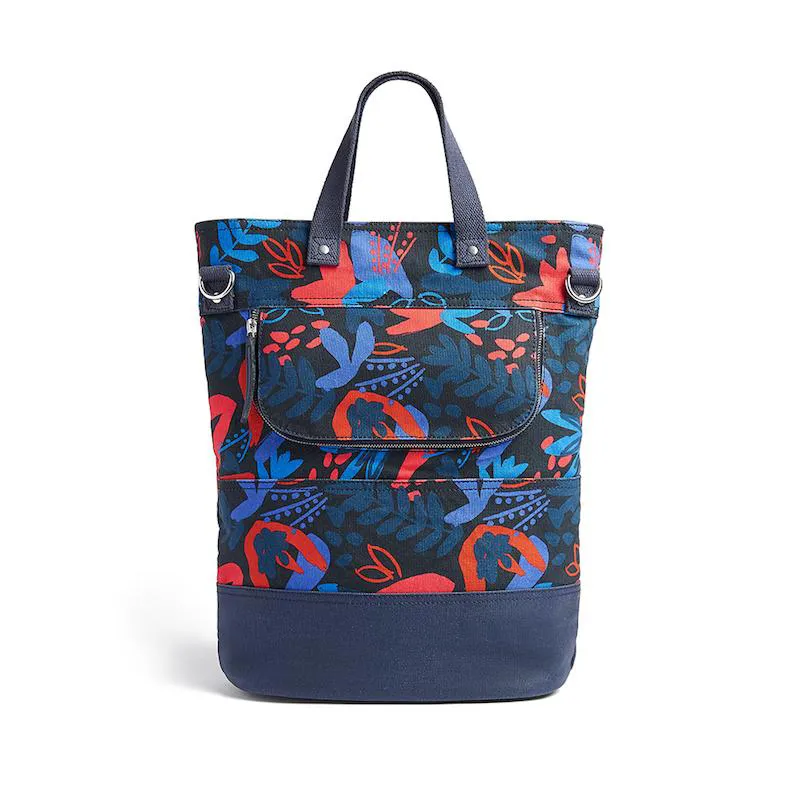 Hill and Ellis ADA MODERN FLORAL CANVAS CYCLE BAG