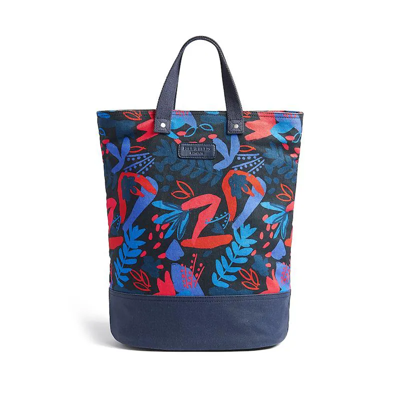 Hill and Ellis ADA MODERN FLORAL CANVAS CYCLE BAG